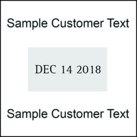 Custom Date Stamp | STA-LAS-DCUS