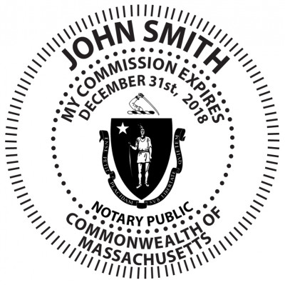 Massachusetts Notary Embosser | EMB-NOT-MA