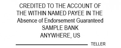 Credit on Account Stamp | STA-LAS-CAC