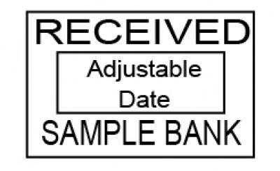 Received Adjustable Date Stamp 2 | STA-LAS-REC