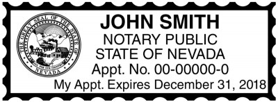 Nevada Public Notary Rectangle Stamp | STA-NV01