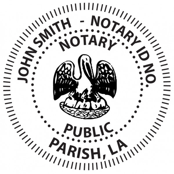 Louisiana Notary Embosser | EMB-NOT-LA