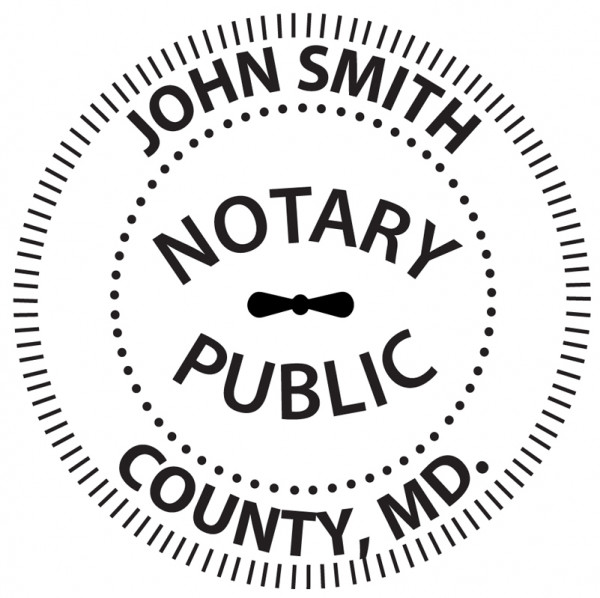 Maryland Notary Embosser | EMB-NOT-MD