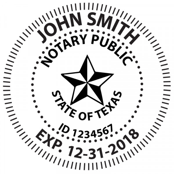 Texas Notary Embosser | EMB-NOT-TX