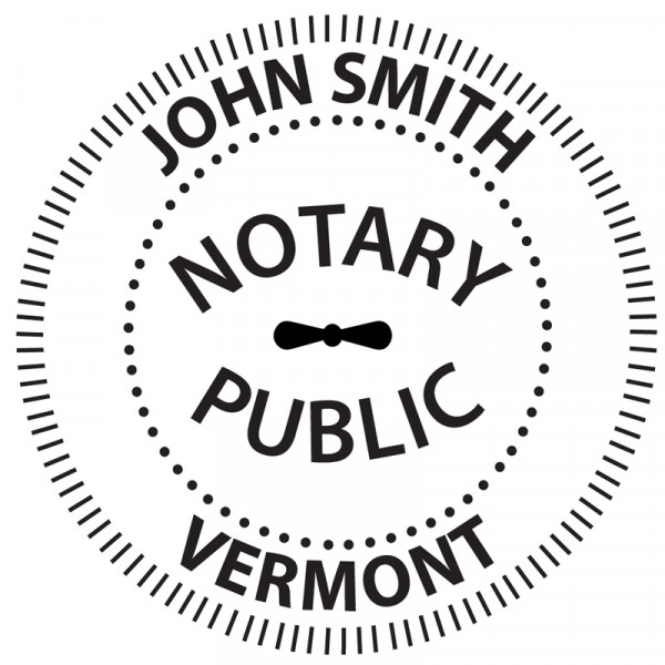 Vermont Notary Embosser | EMB-NOT-VT