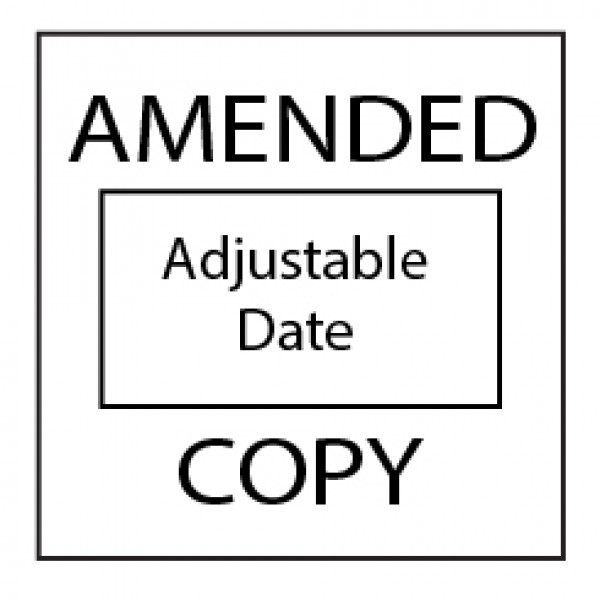 Amended Copy Date Stamp | STA-LAS-ACD