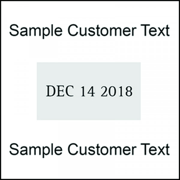 Custom Date Stamp | STA-LAS-DCUS