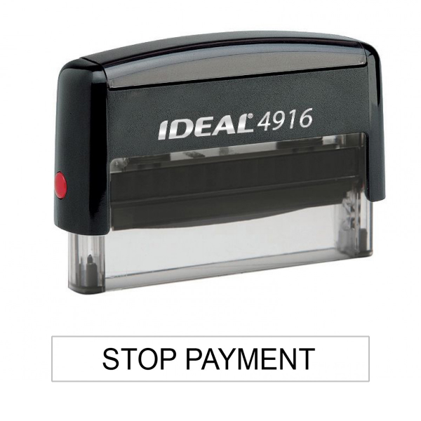 Stop Payment Stamp | STA-LAS-SP